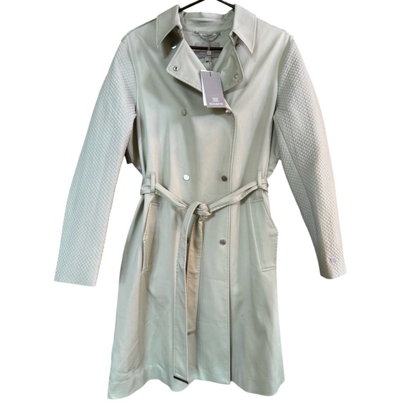 NWT Anthropologie Soia + Kyo “Kya” Trench Coat in Sage Size Large - Picture 7 of 9